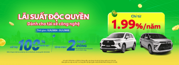 Mua xe Toyota trả góp 1 Ưu đãi lãi suất khi mua xe Toyota trả góp