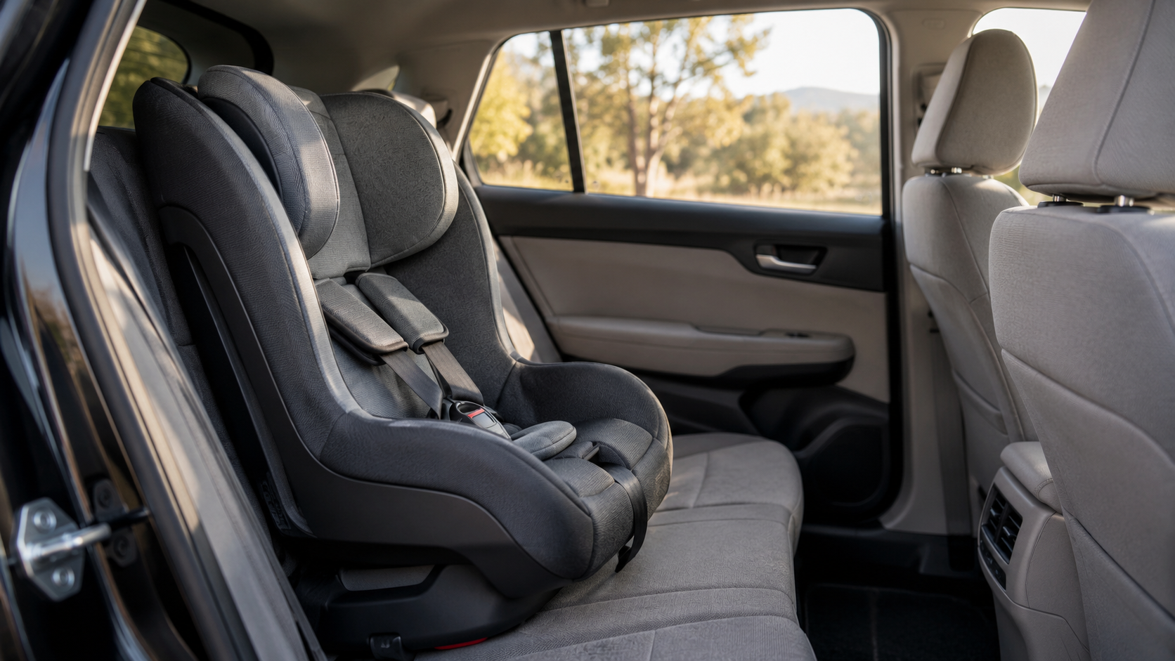 Ghế trẻ em lắp trên hàng ghế sau ô tô bằng ngàm ISOFIX